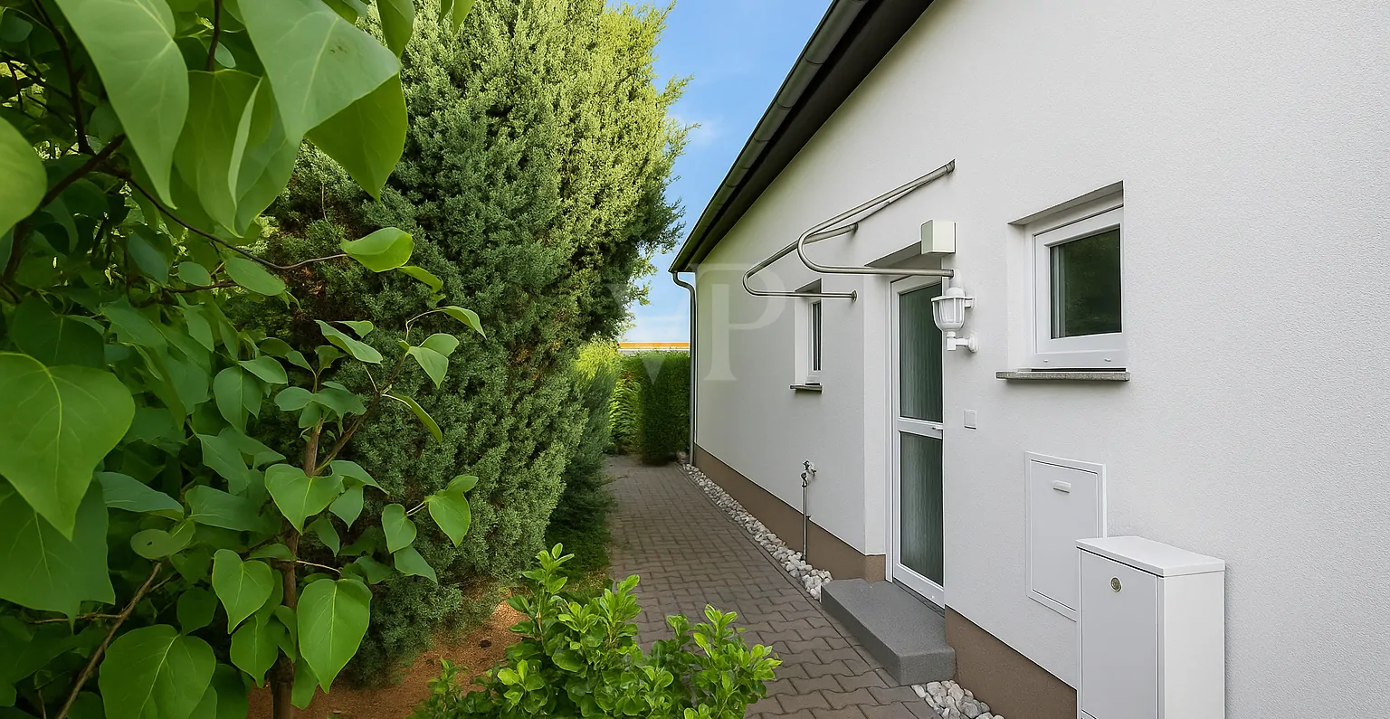 Außen - rechte Seitenansicht