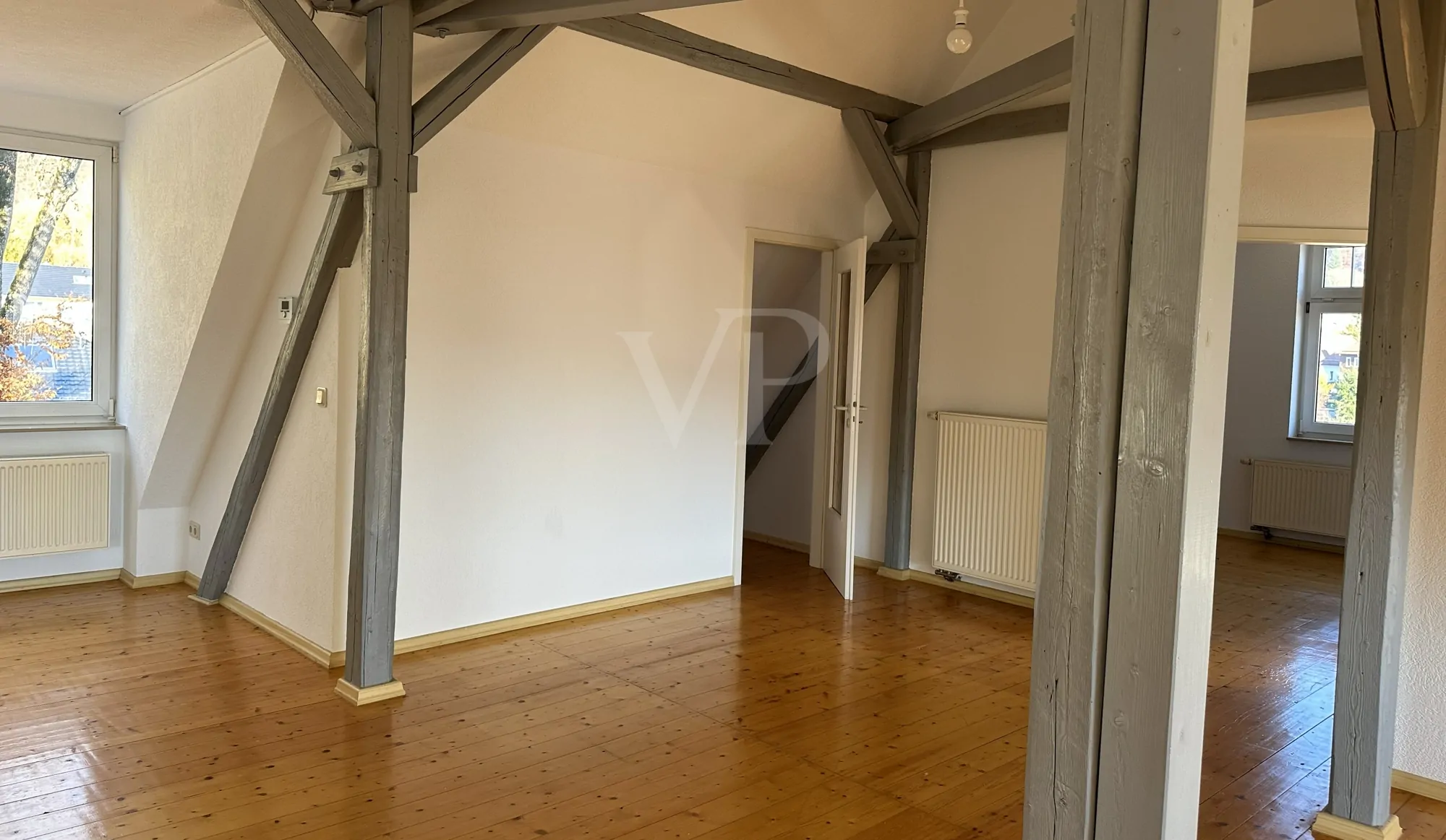 Blick Wohnbereich zu HWR