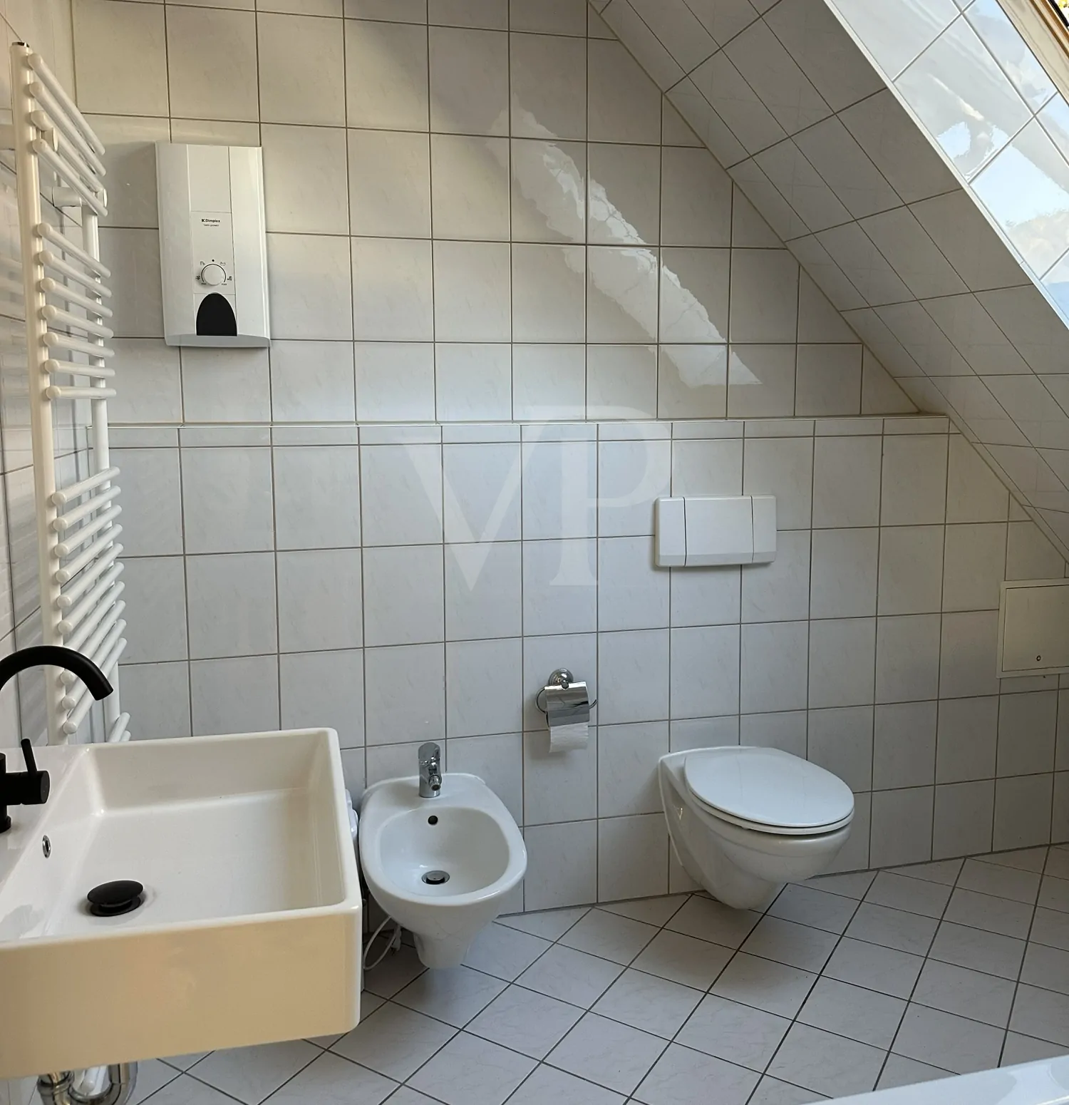 Tageslichtbad mit Bidet