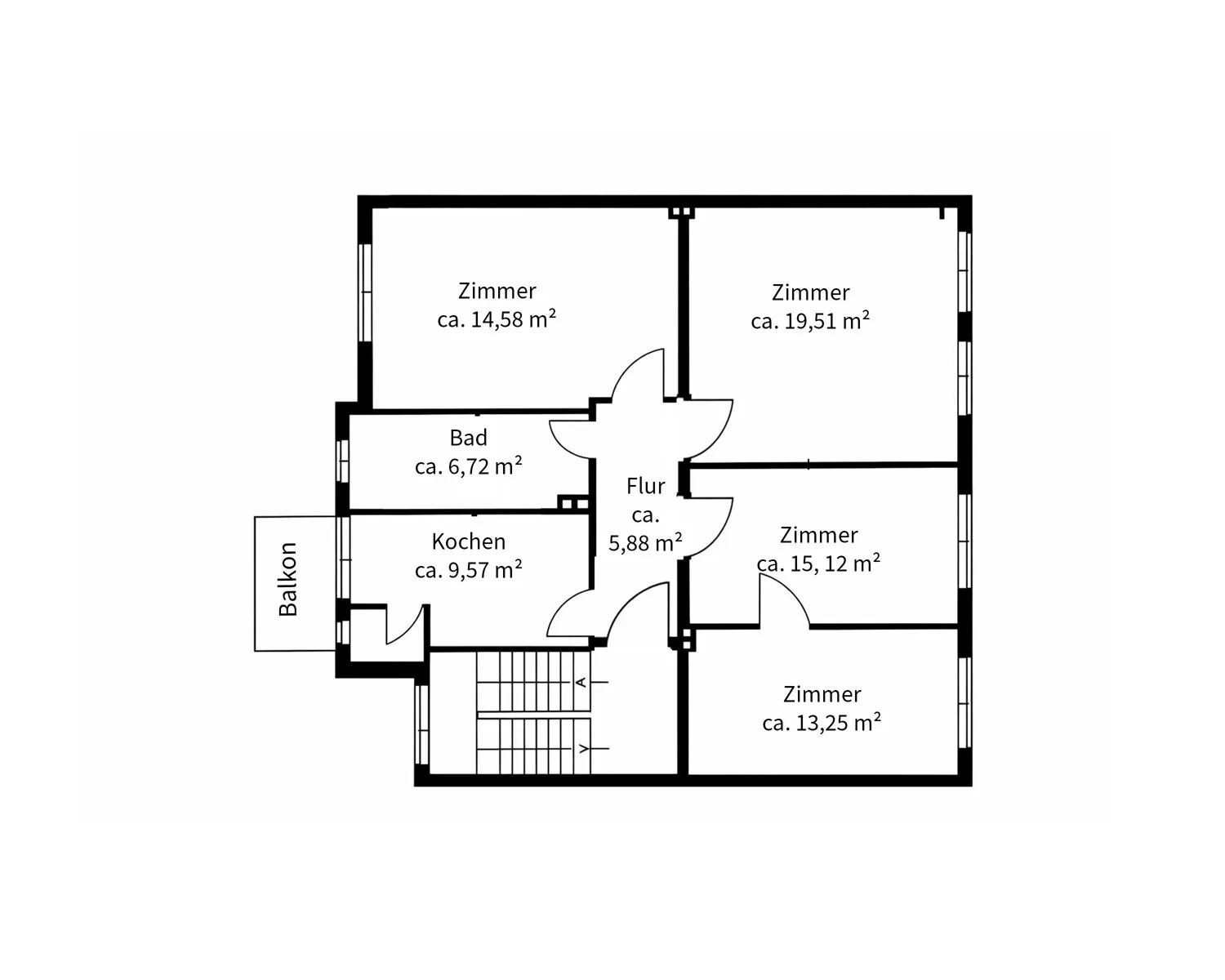 Grundriss Obergeschoss
