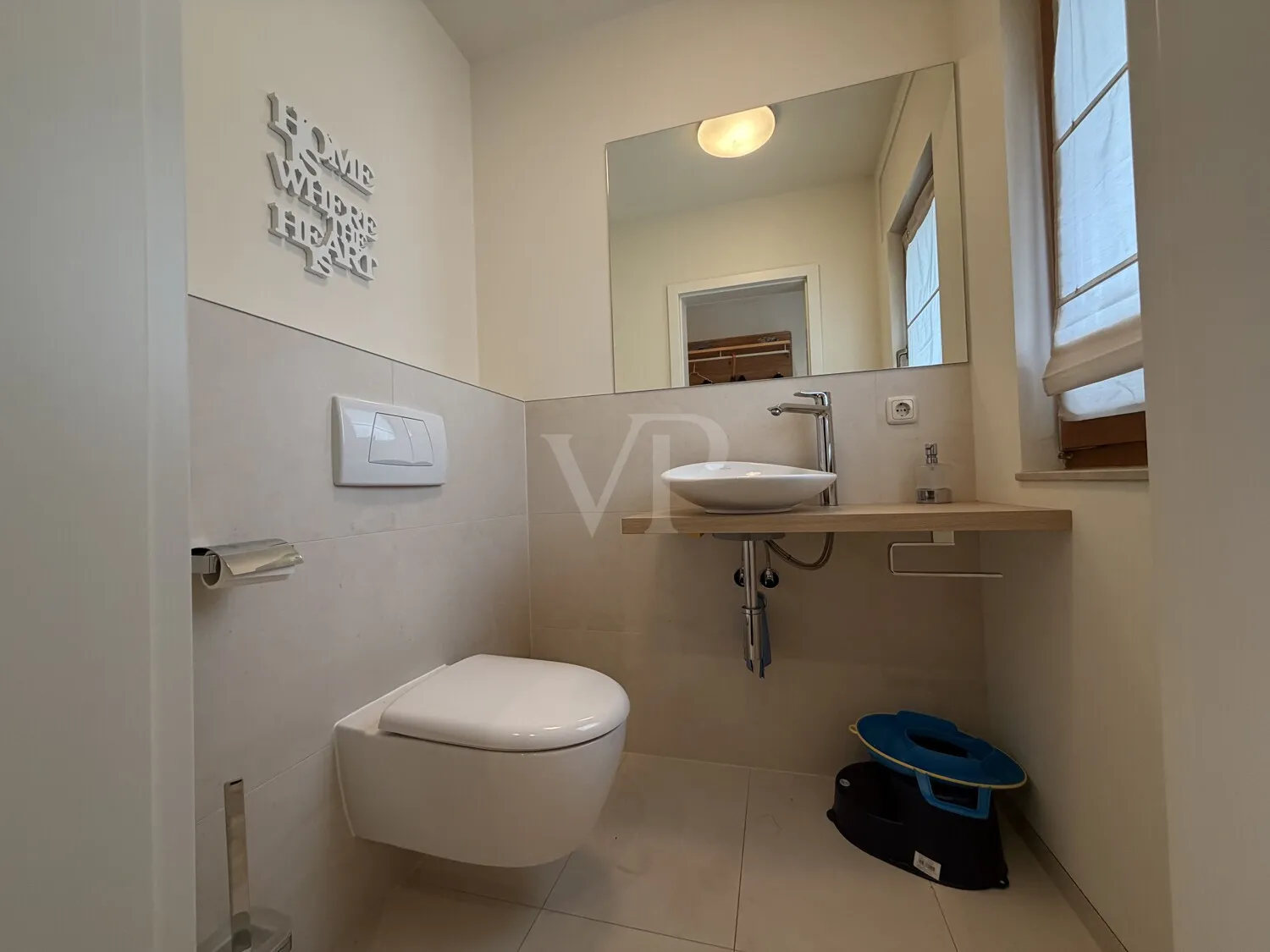 Gäste-WC im Erdgeschoss