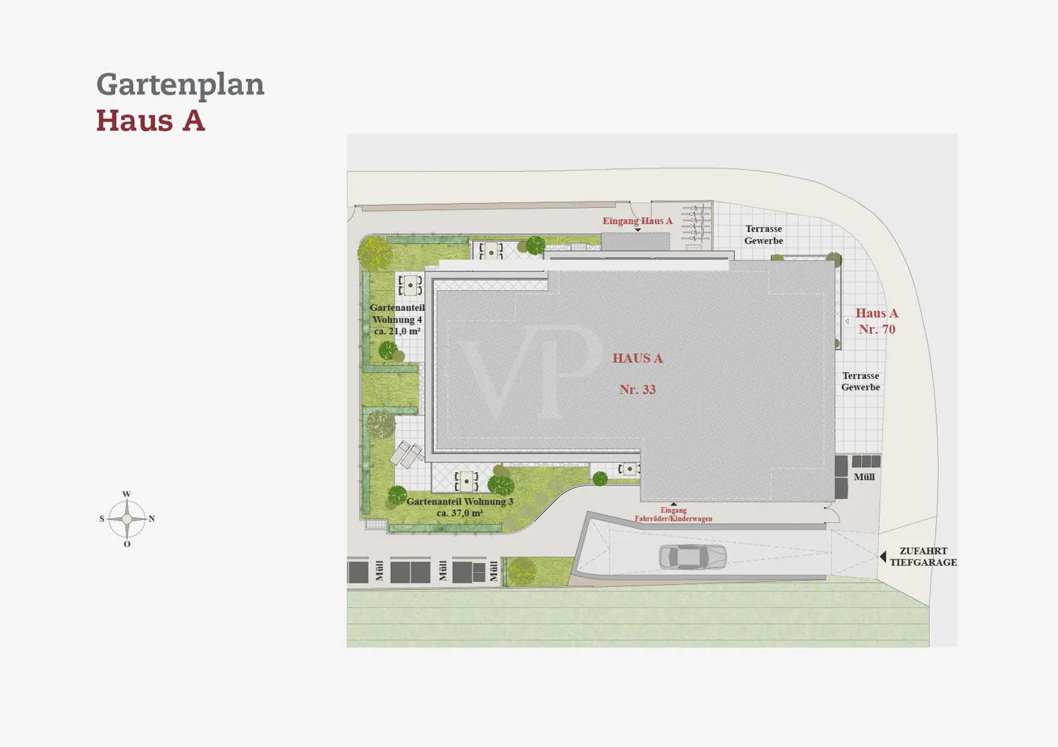 Gartenplan