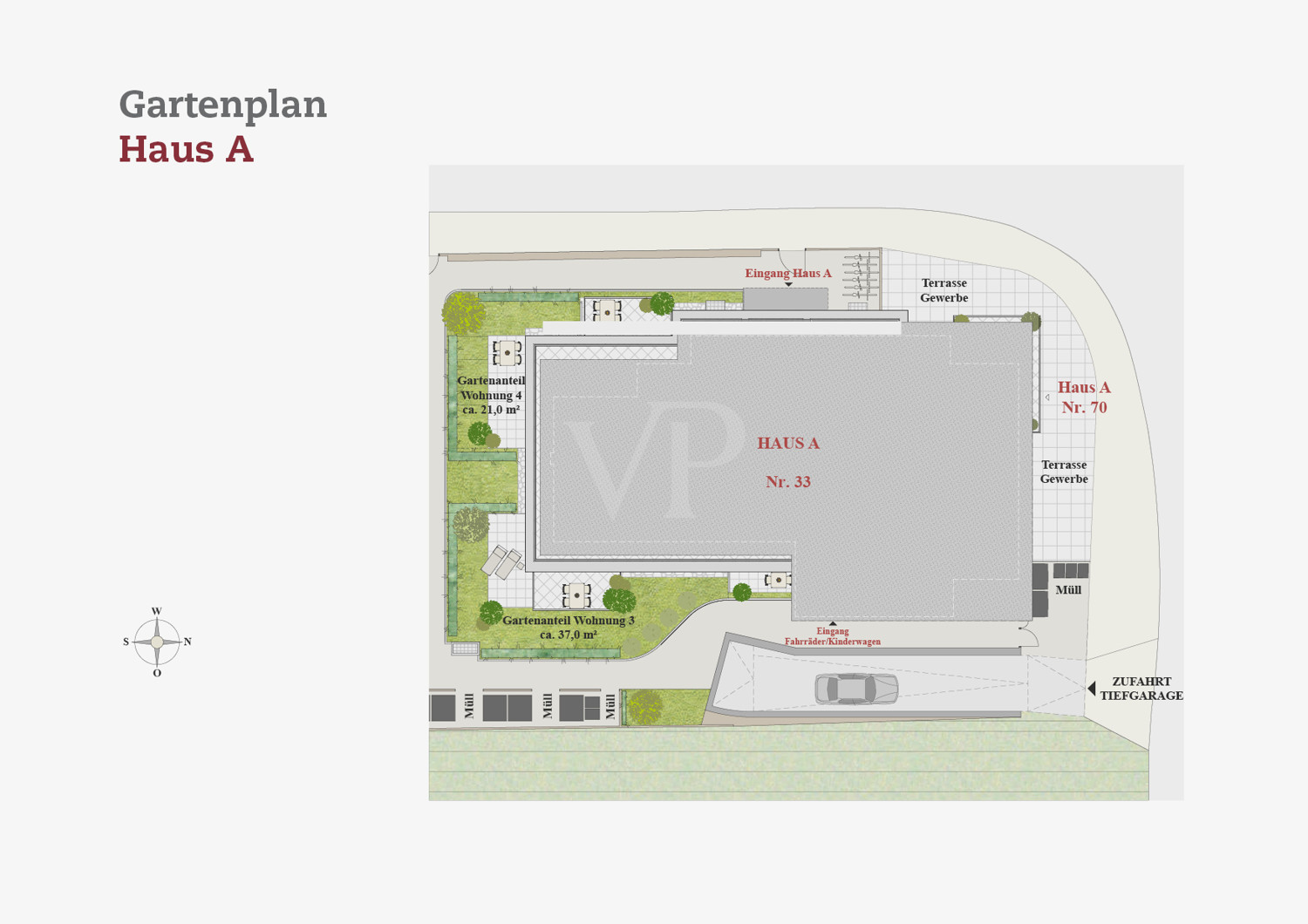 Gartenplan