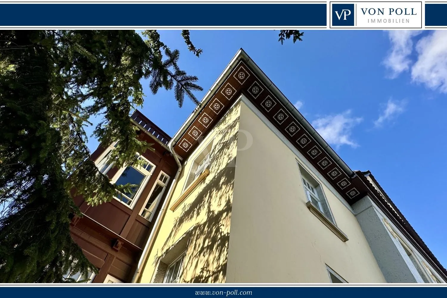 Hausecke mit Denkmaldetails