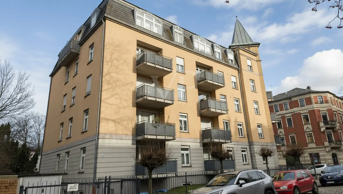 Außenansicht des Wohnhauses