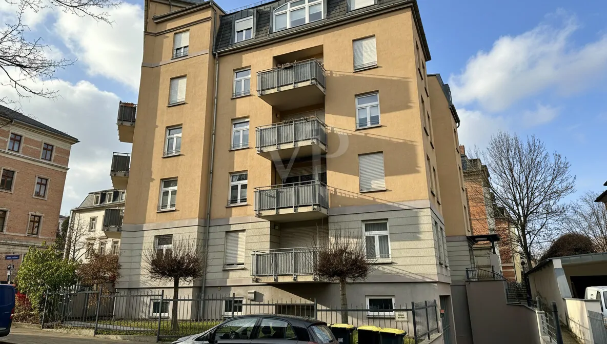 Außenansicht des Wohnhauses