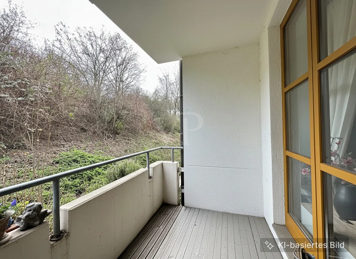 Balkon mit Südausrichtung
