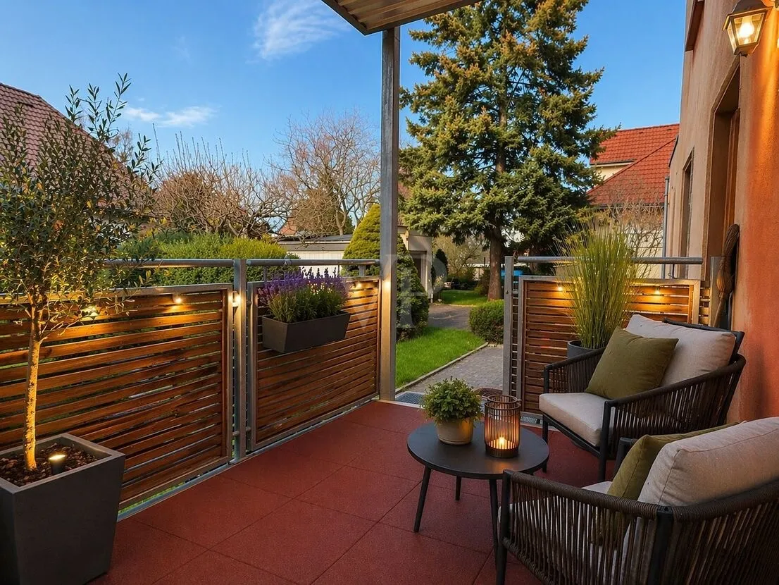 Balkon im EG