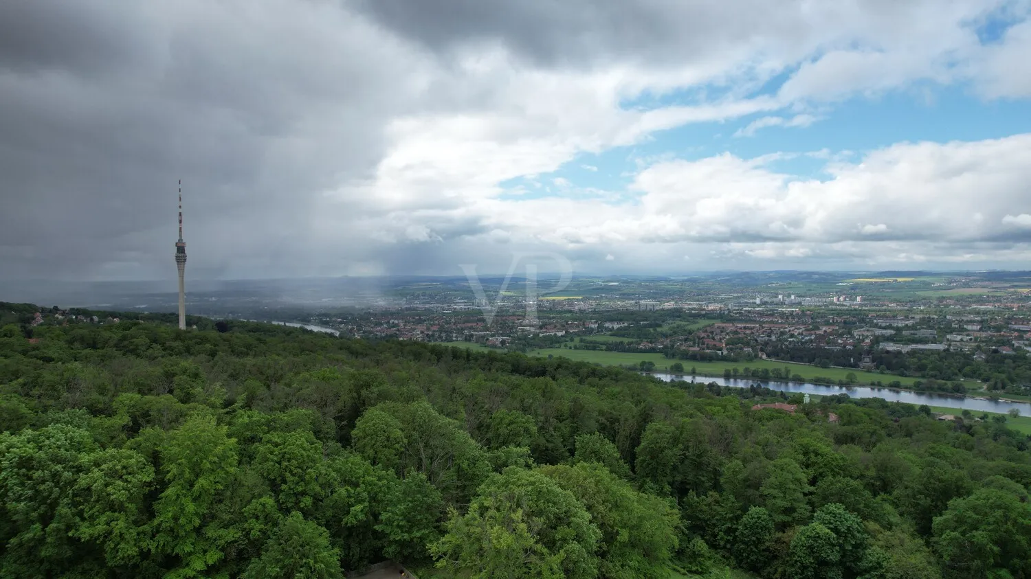 Ausblick über die Landeshauptstadt