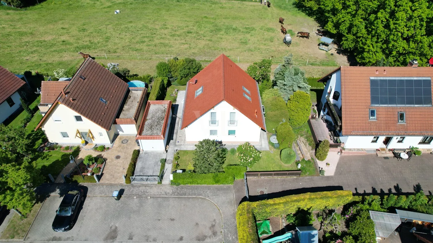 Blick auf das Haus