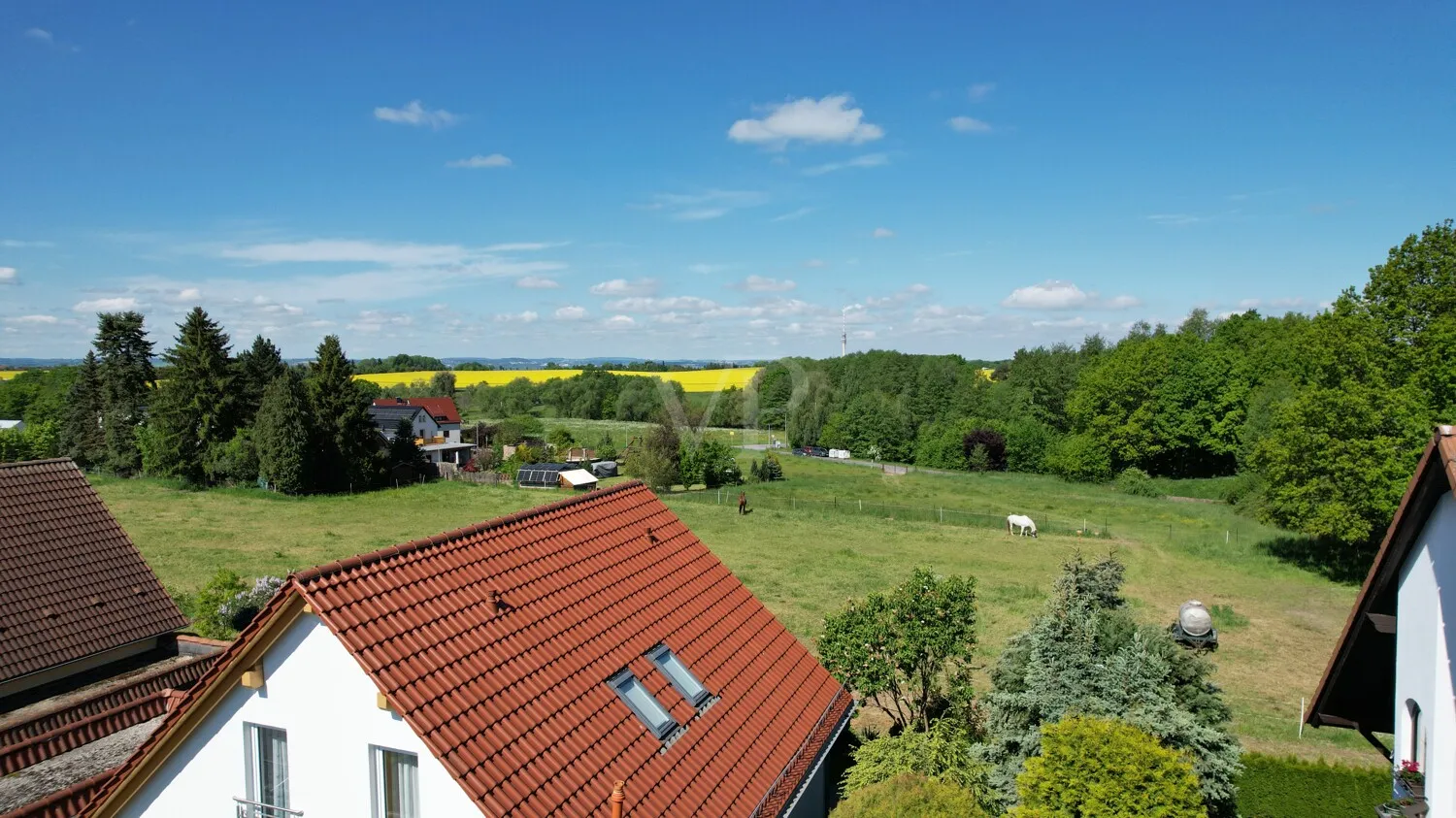 Blick auf die Immobilie