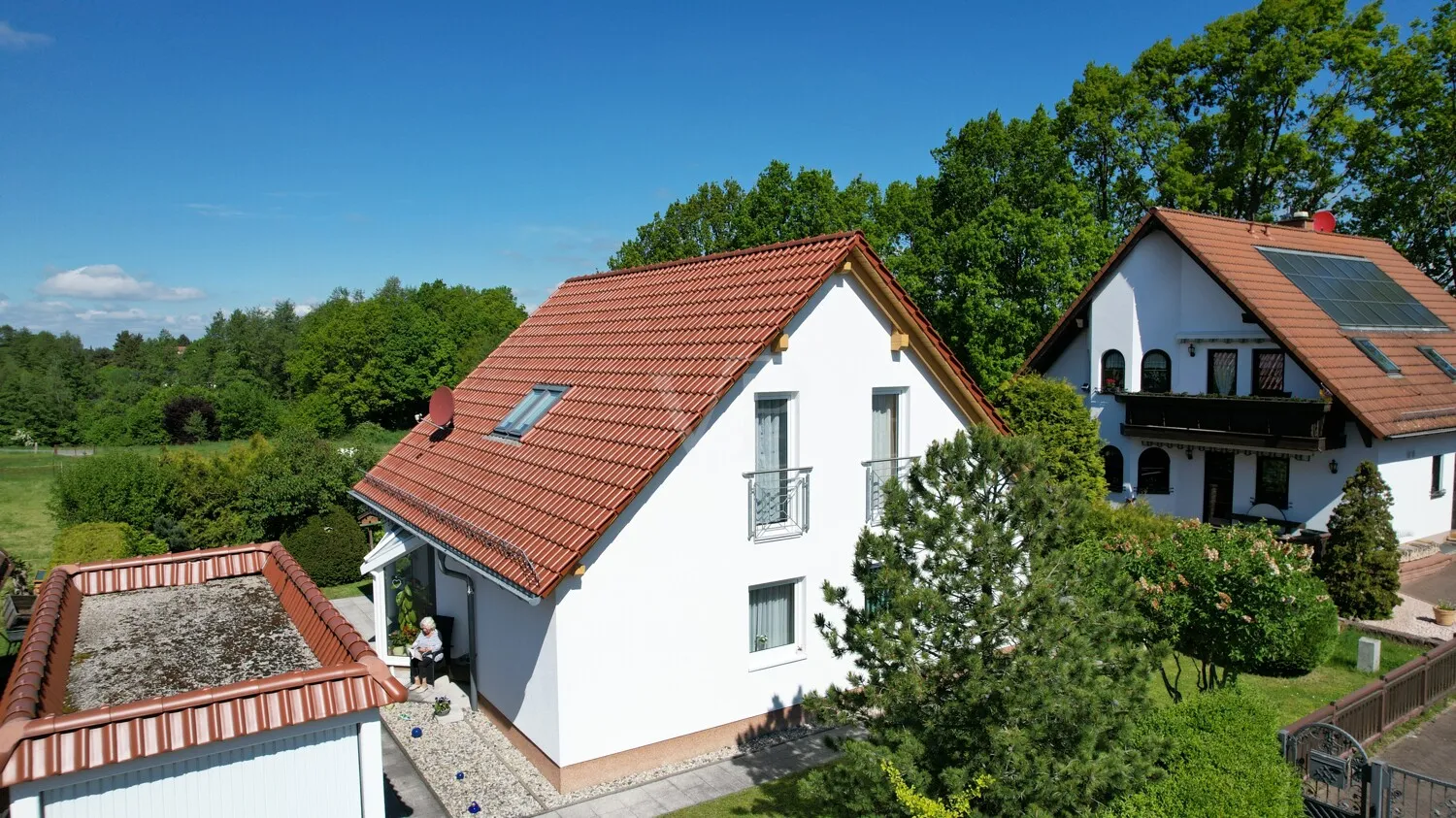 Blick auf die Immobilie
