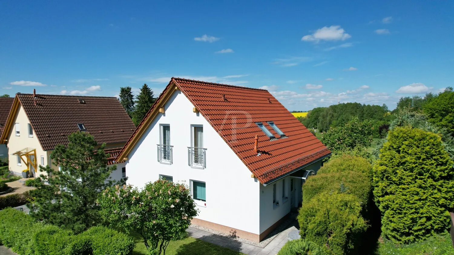 Blick auf die Immobilie