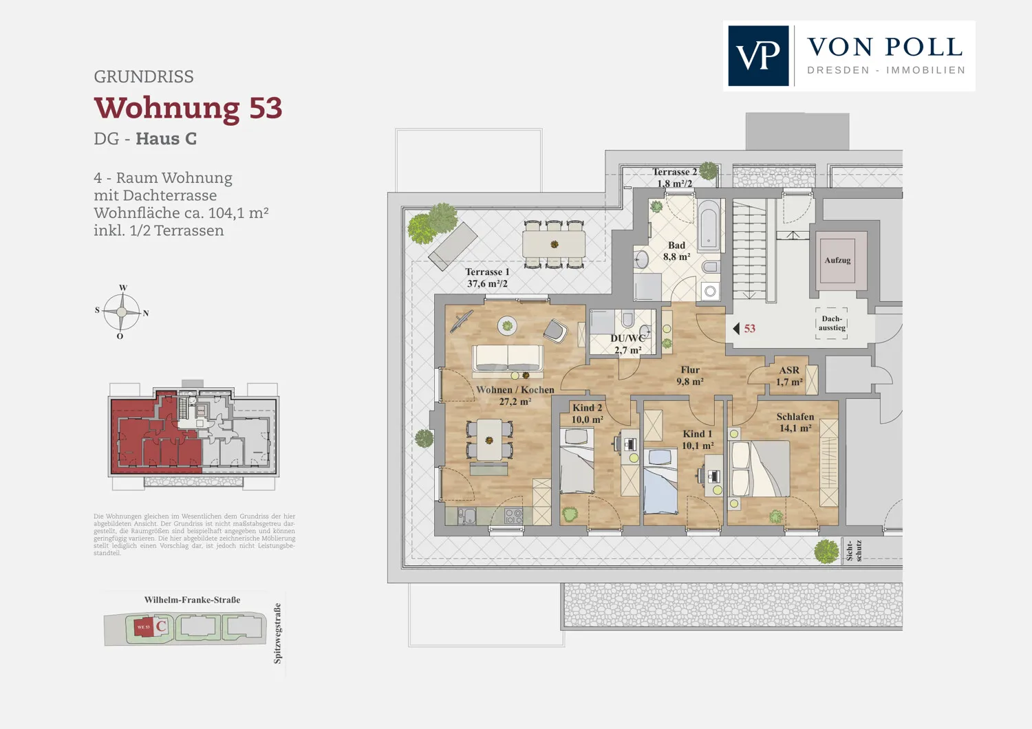 Wohnung 53 - DG - Haus C