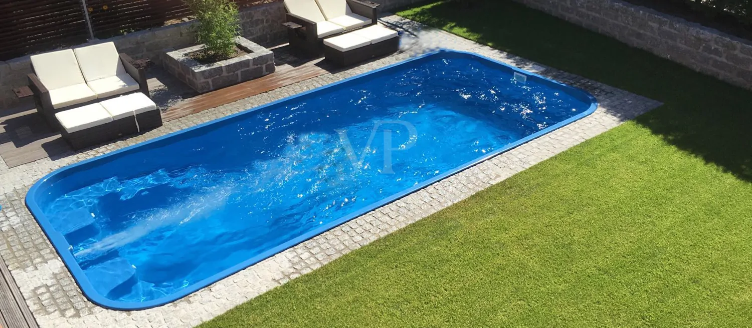Pool mit Gegenstromanlage