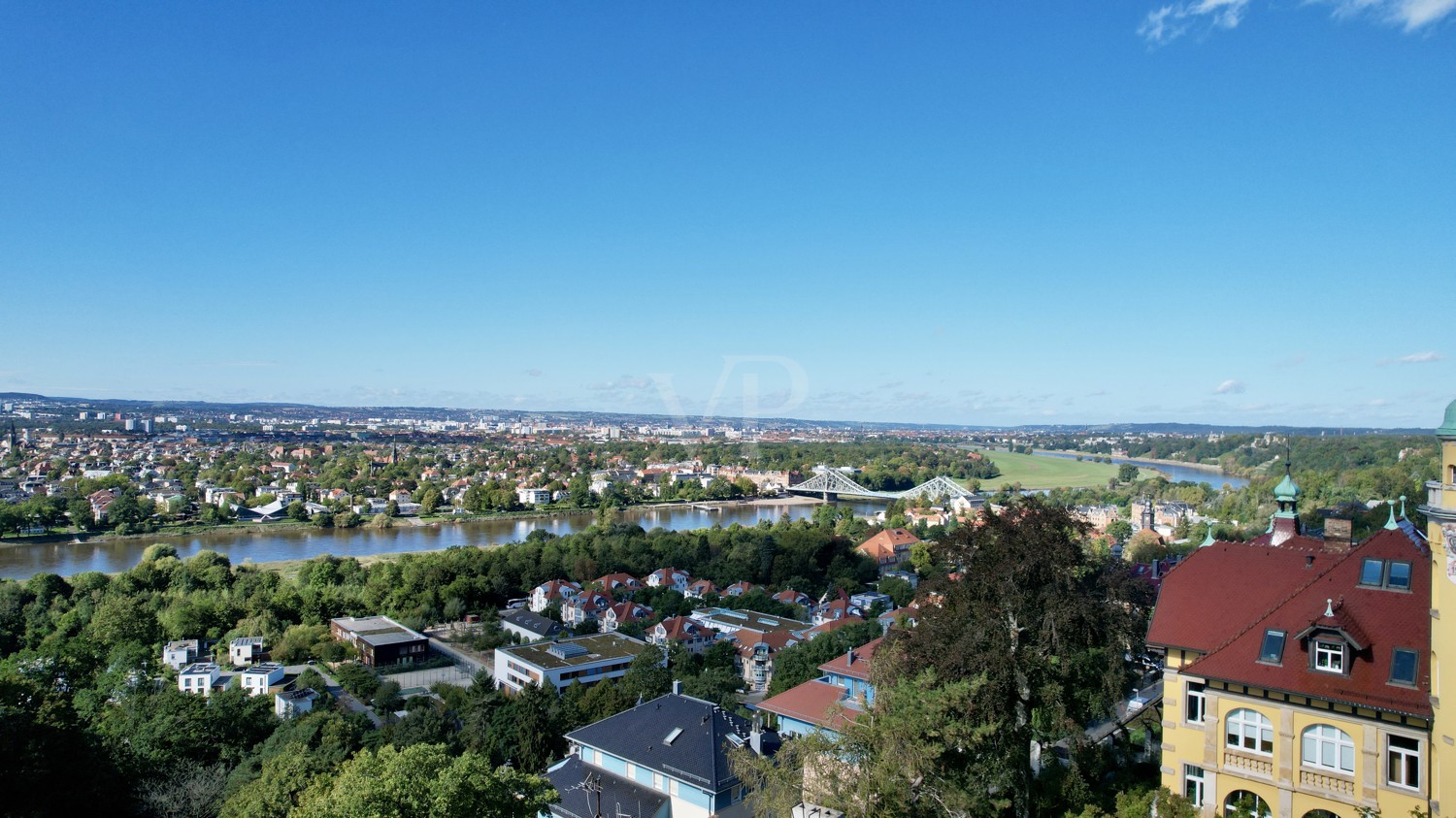 Blick nach Dresden