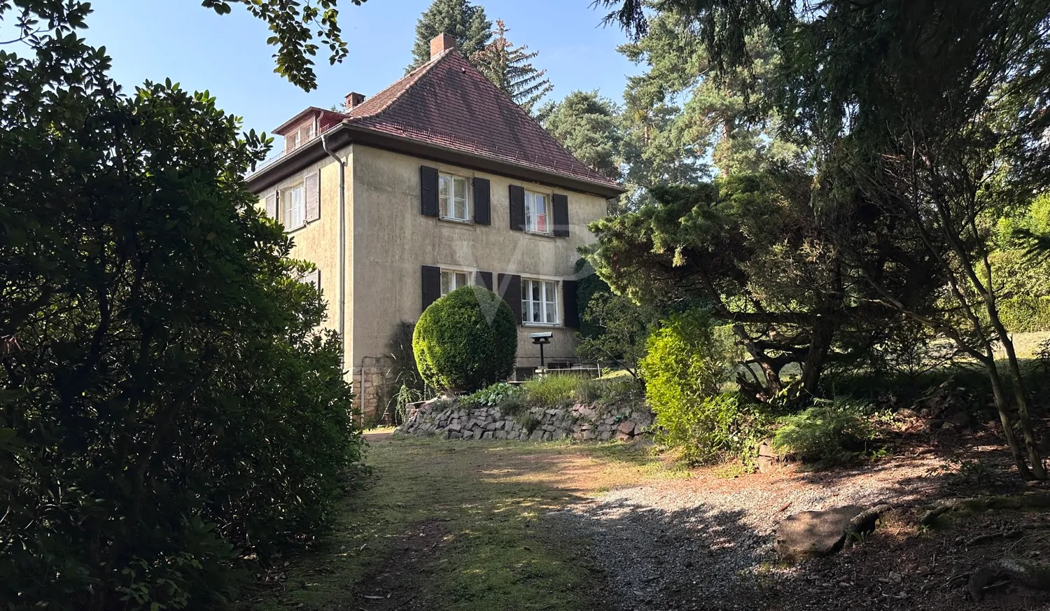 Anfahrt in Grundstück