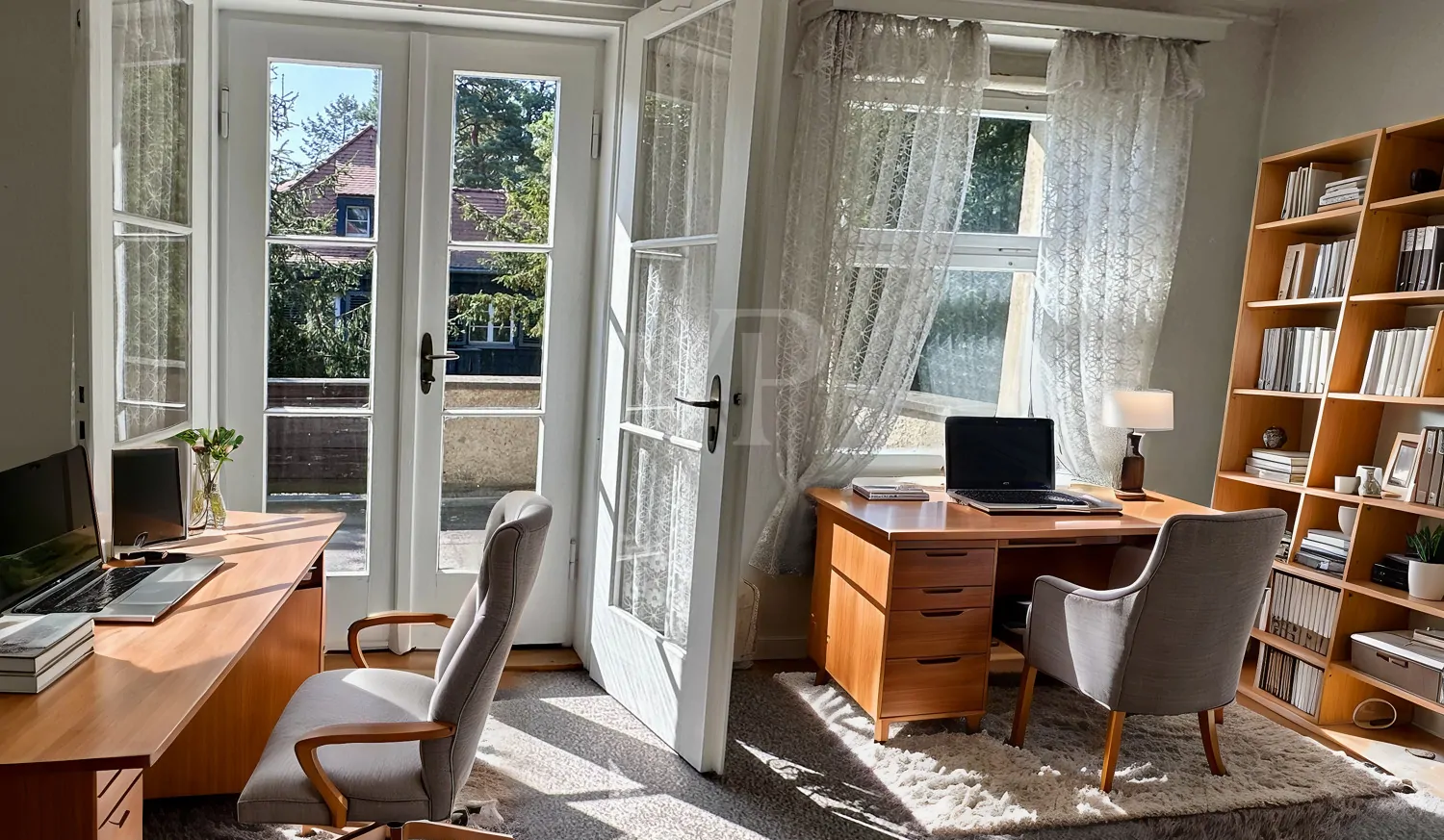 Arbeitszimmer im OG - visualisiert