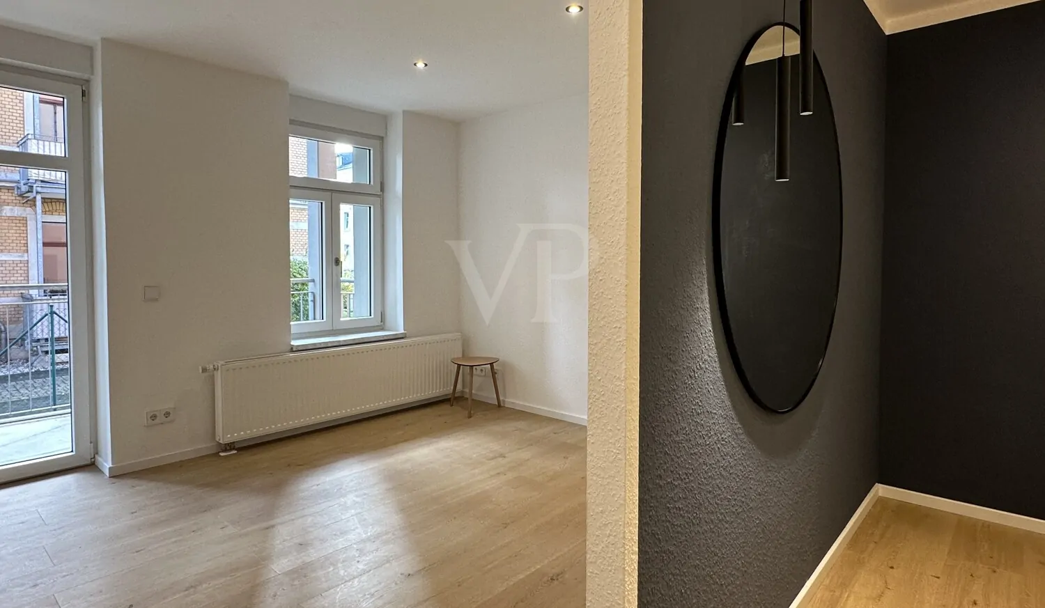 Schlafzimmer und Ankleide vereint