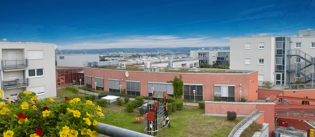 Weitsicht vom Balkon