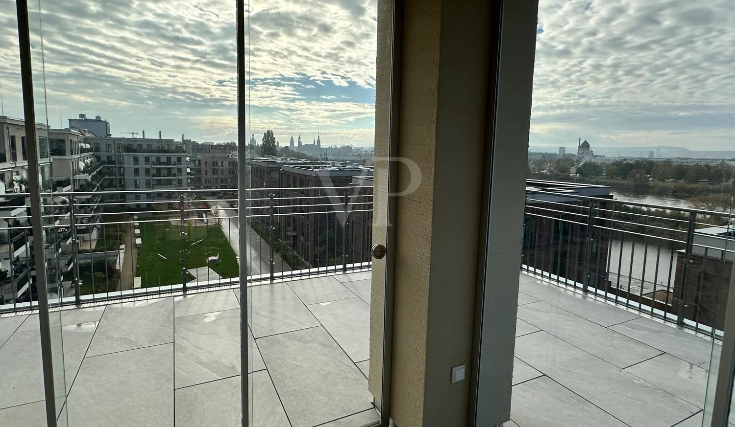 Ausblick aus dem Wintergarten