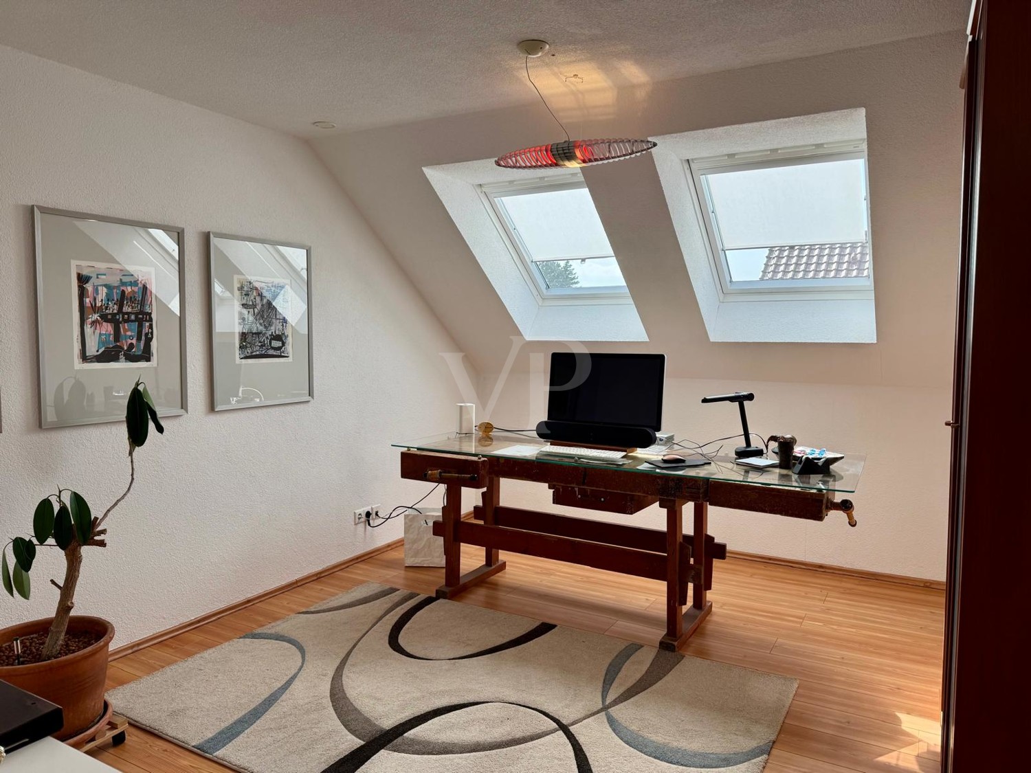 Arbeitszimmer im OG