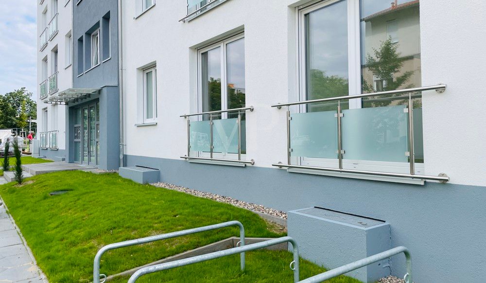Fahrradabstellbereich am Haus