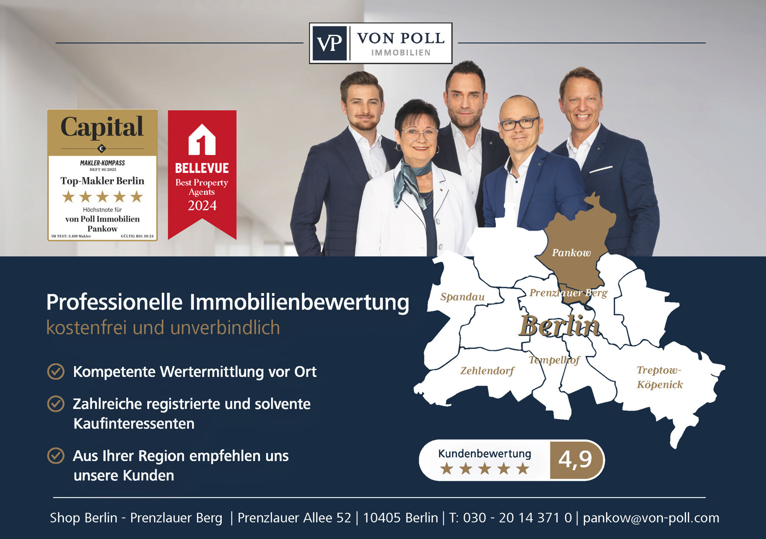 Ihre Immobilienprofis im Bezirk