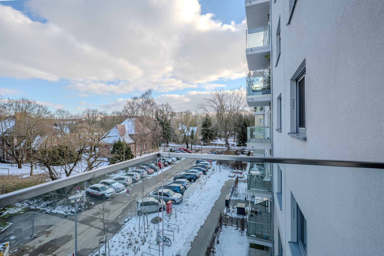 Blick vom Balkon