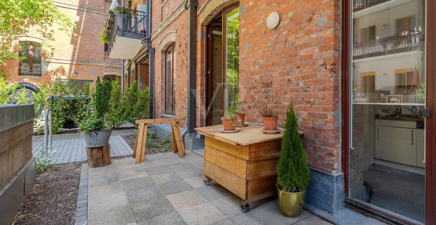 Terrasse mit nordöstlicher Blickrichtung