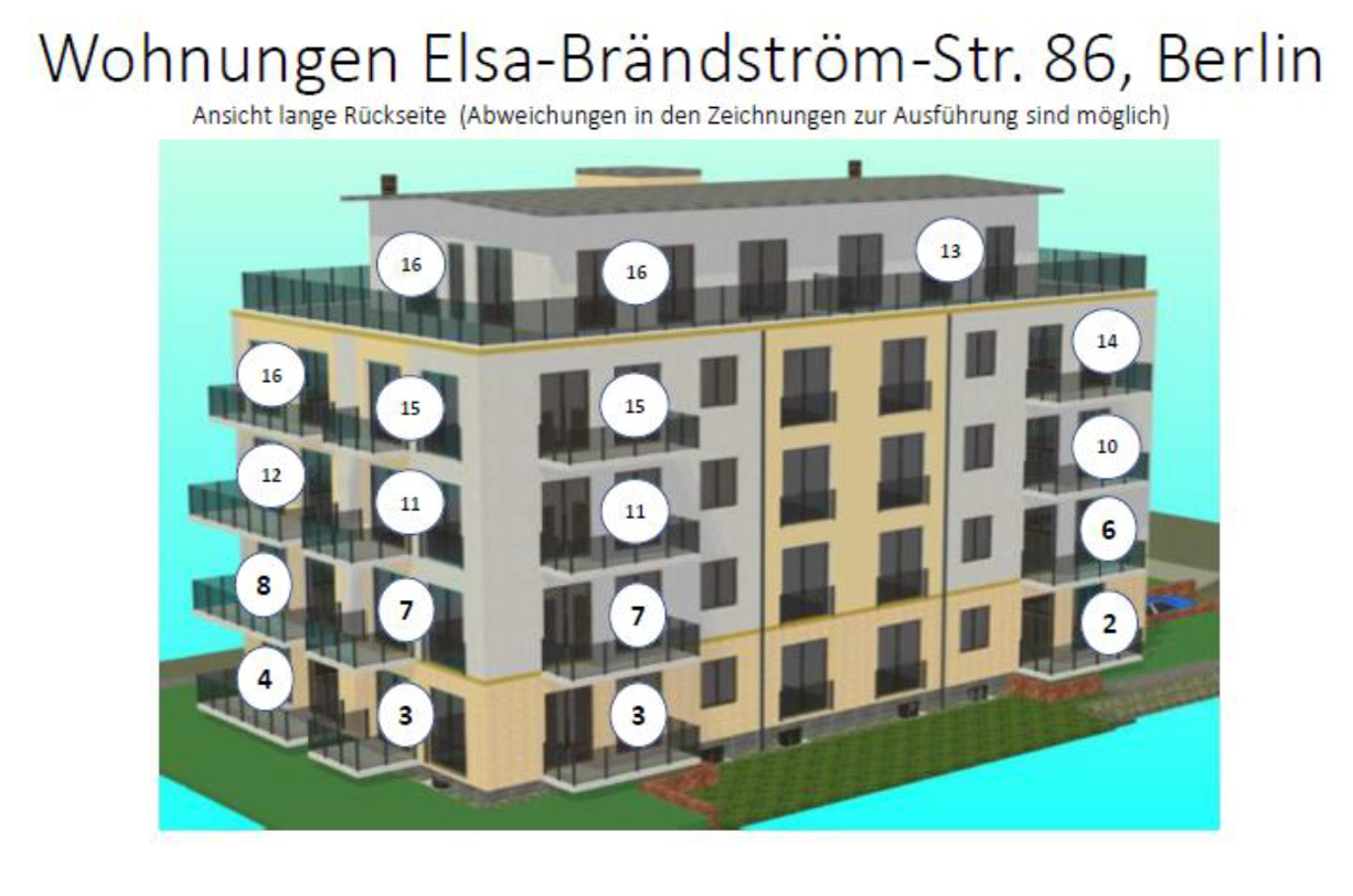 Hausansicht lange Rückseite