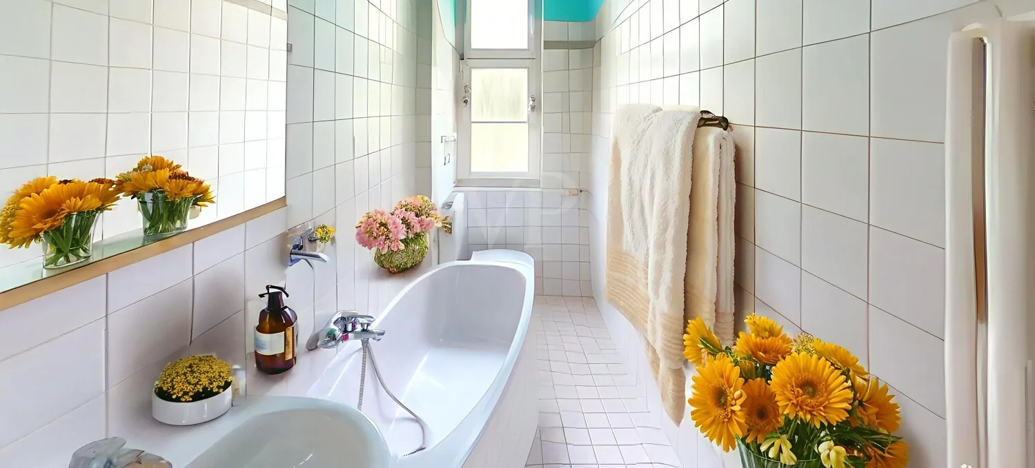 Beispieleinrichtung Badezimmer