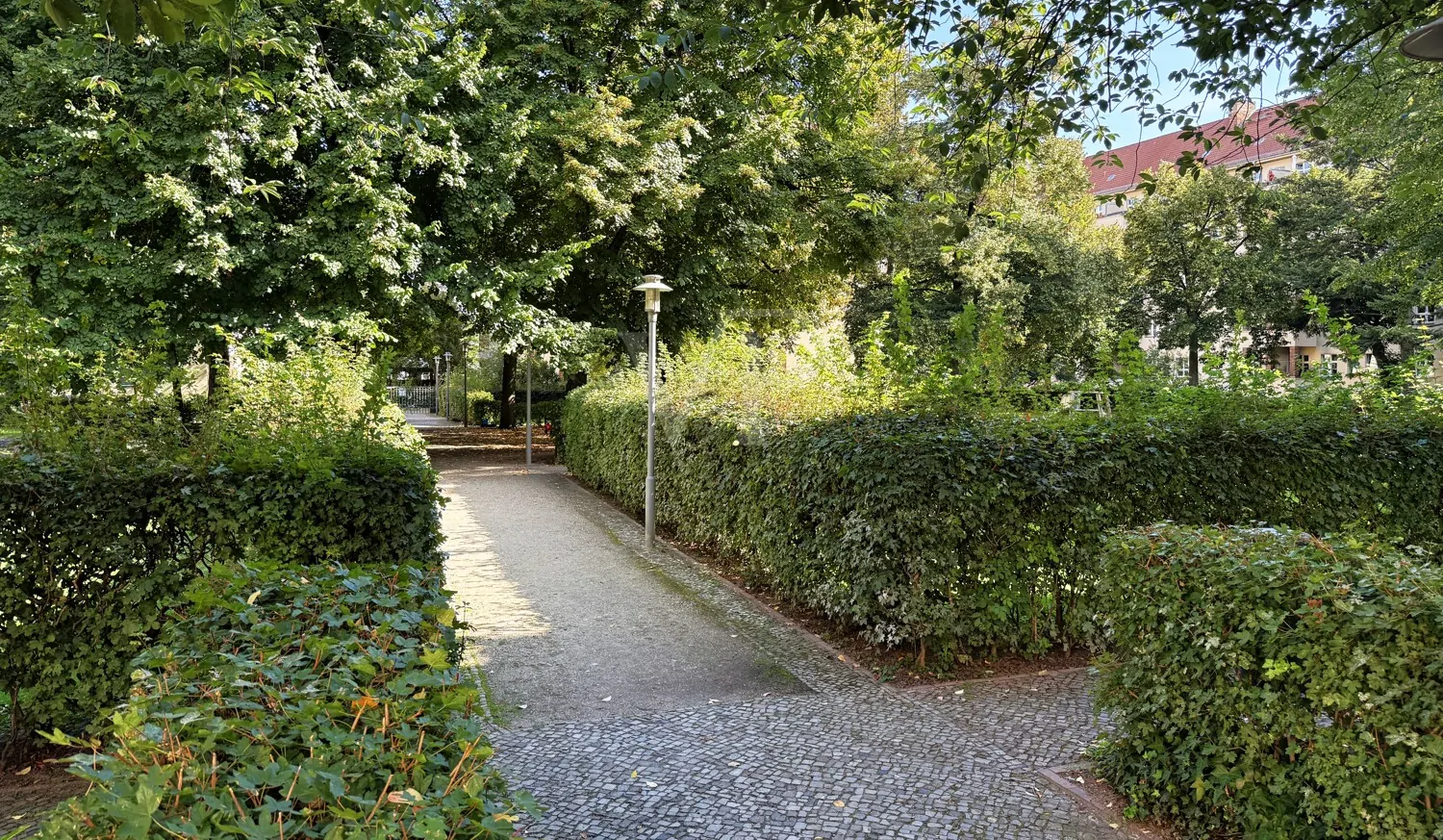 idyllischer Anwohnerpark