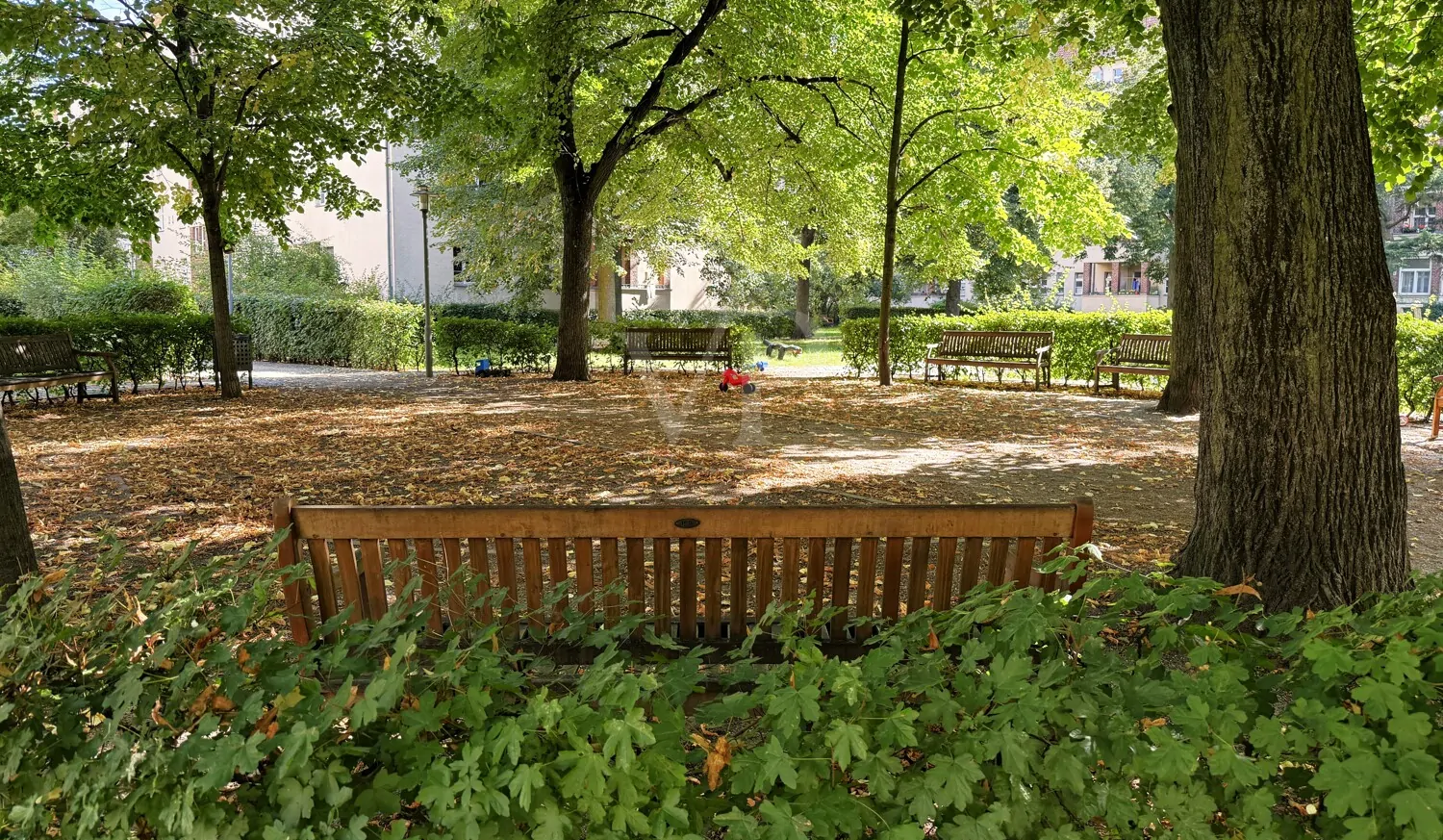 idyllischer Anwohnerpark