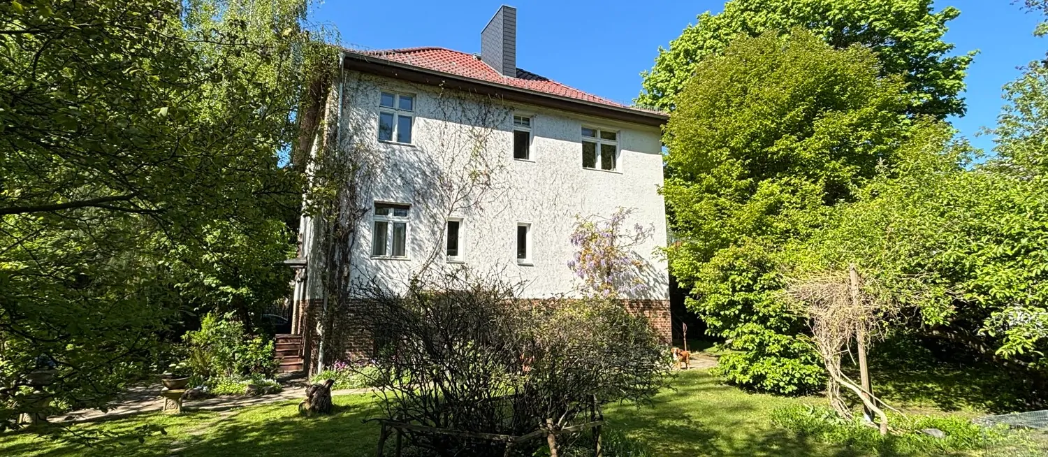 Nördlicher Blick auf das Haus