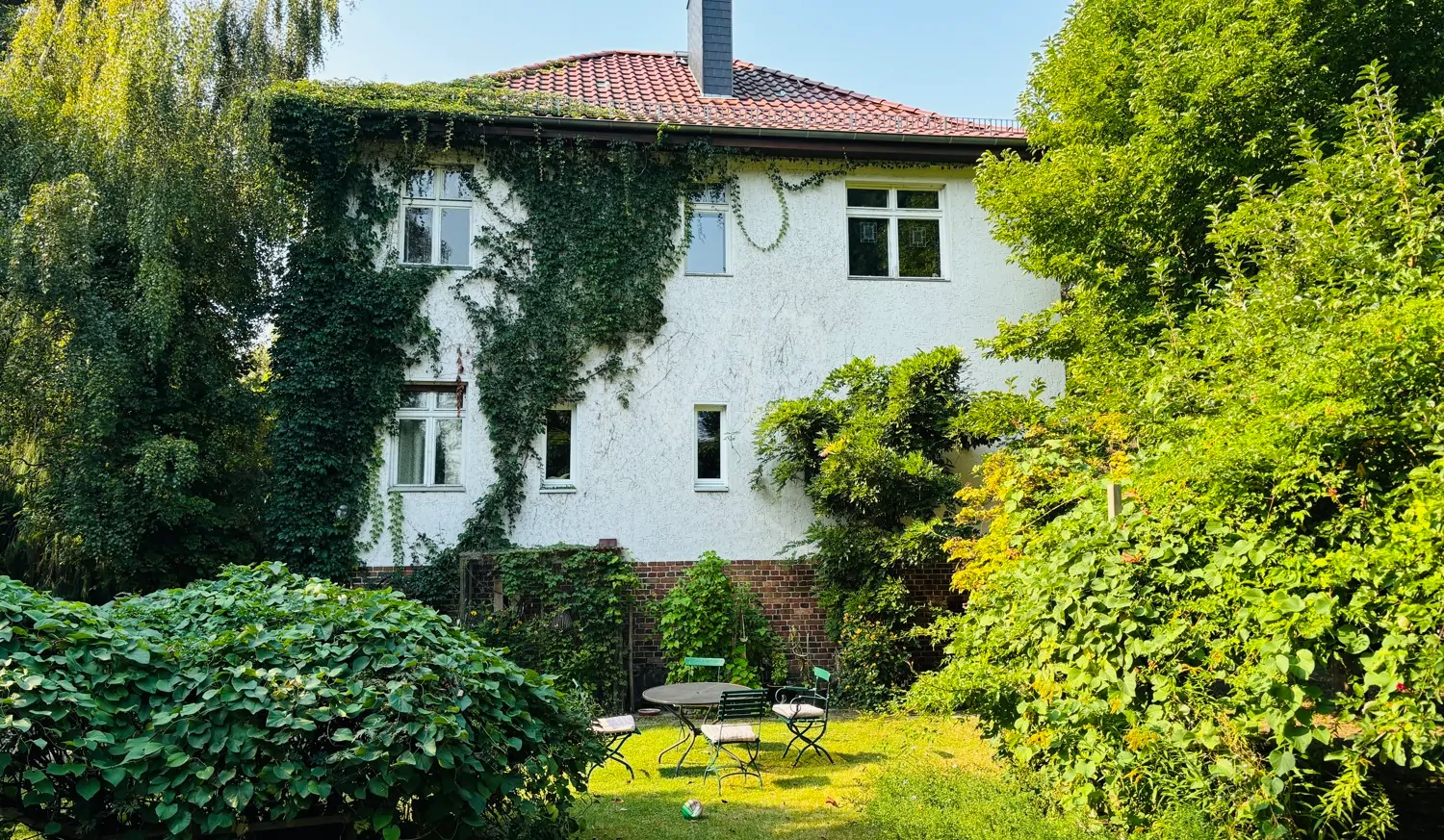 gartenseitige Hausansicht