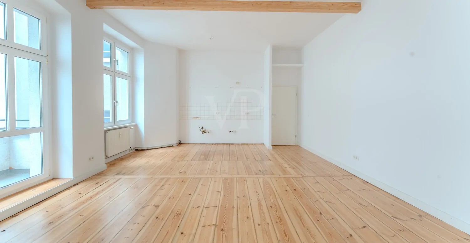 Blick Richtung Küchenstandort