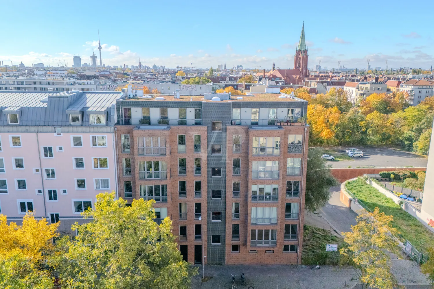Vogelperspektive Hausvorderseite
