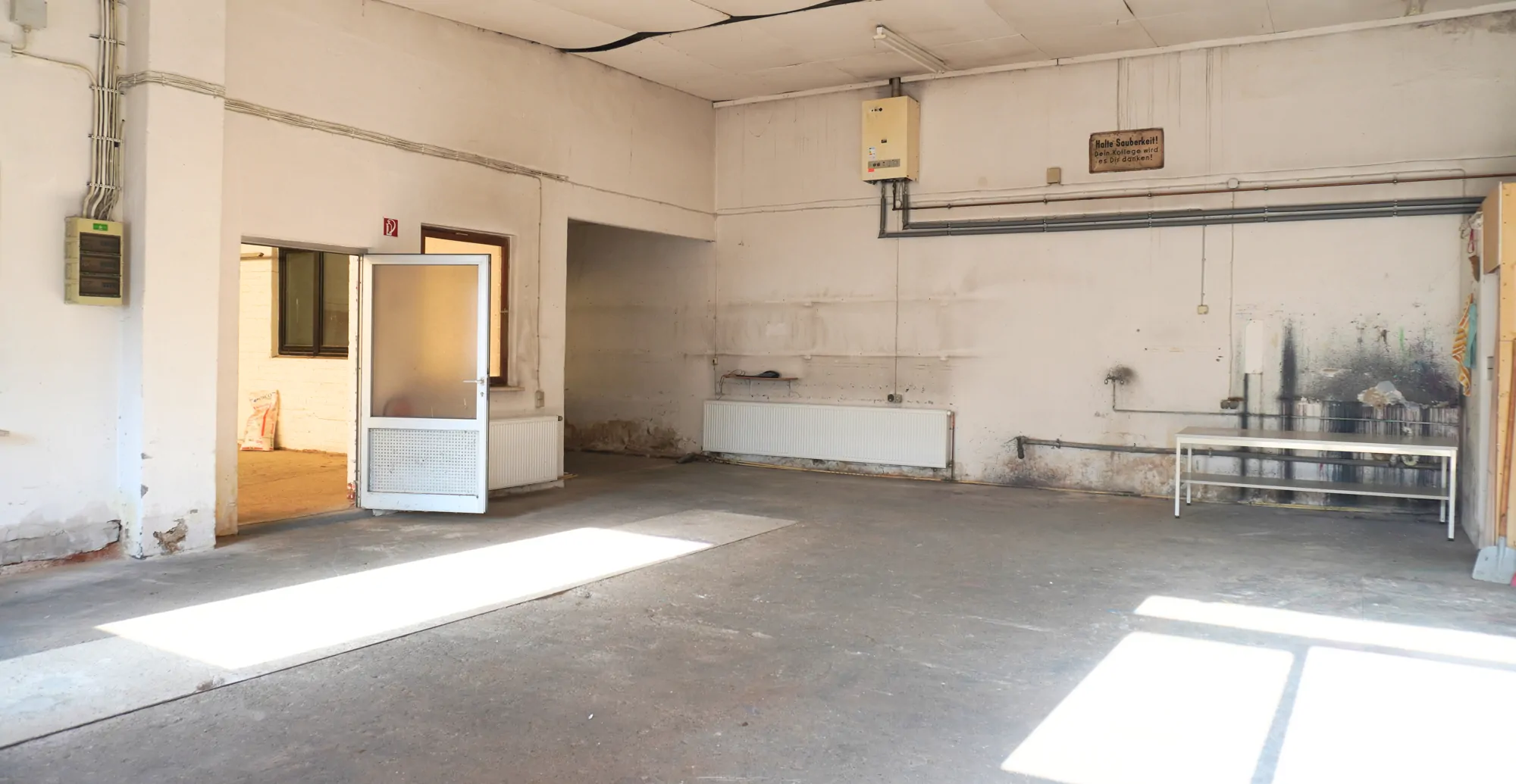 .Beheizte Lagerhalle