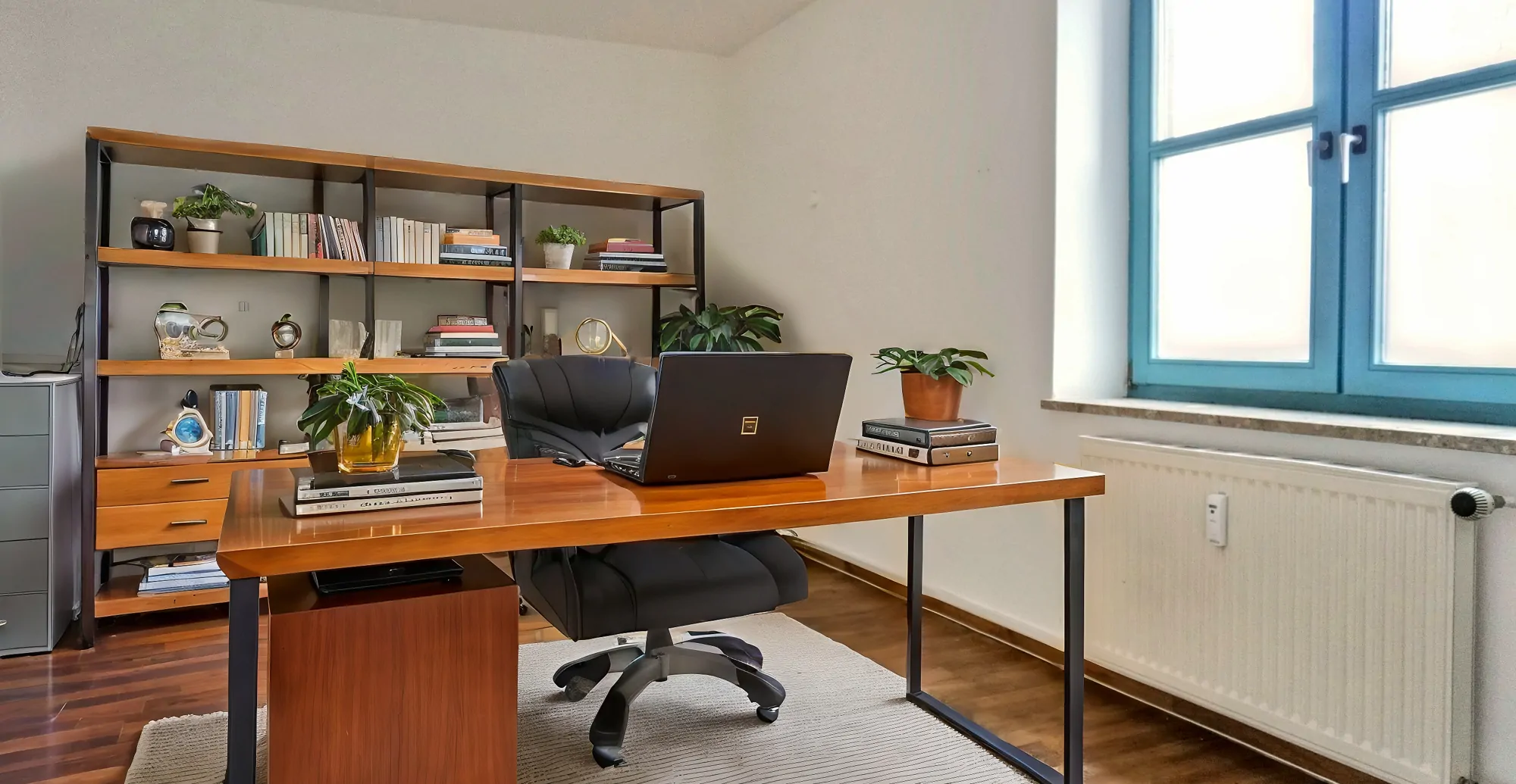 .Büroraum KI animiert