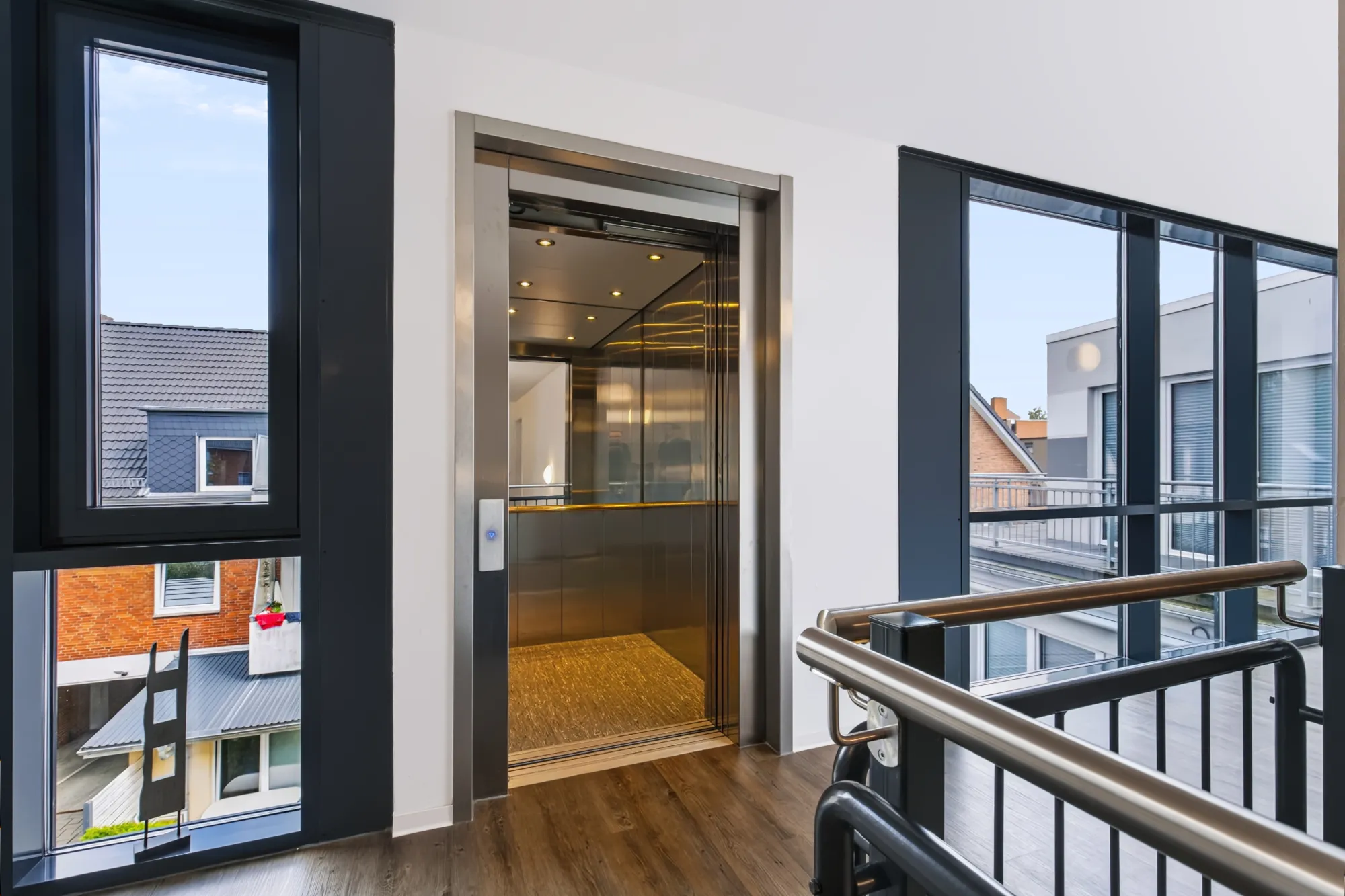 .Aufzugblick Neubau