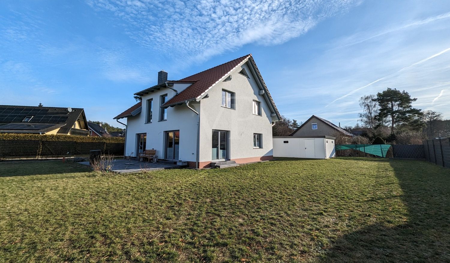 Haus Ansicht Grundstück