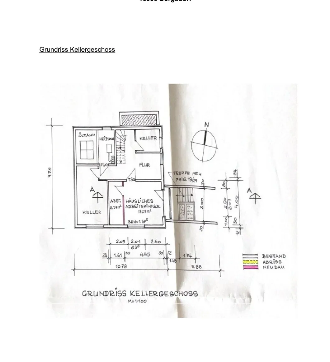 Grundriss Untergeschoss