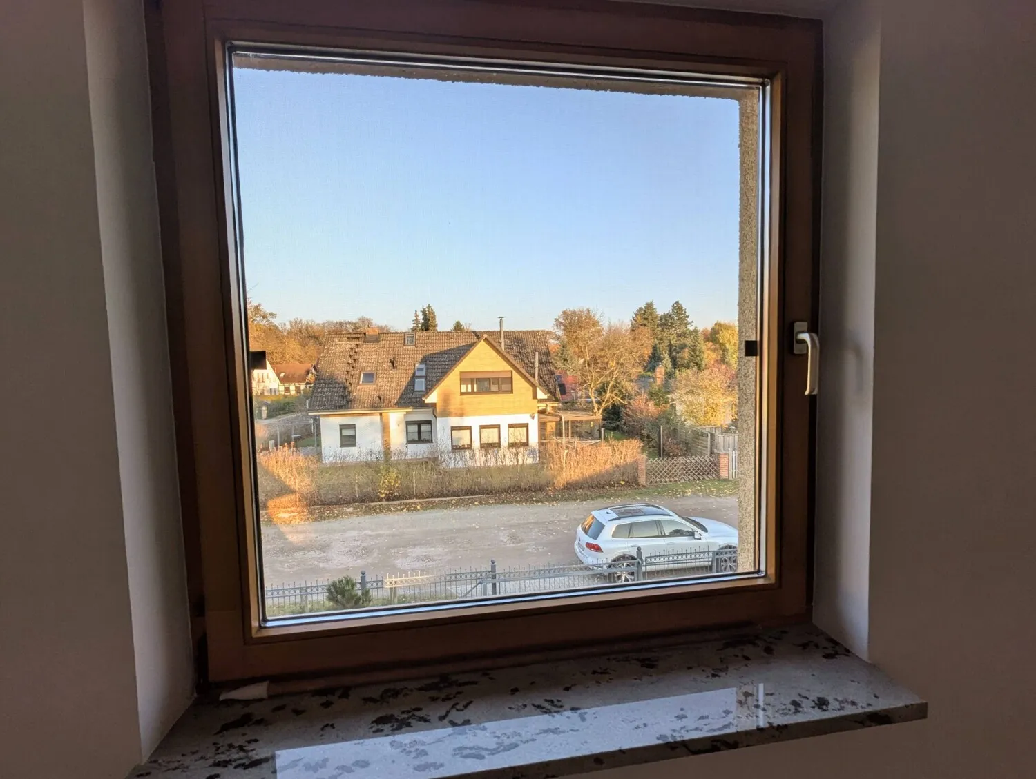 Blick aus dem Fenster