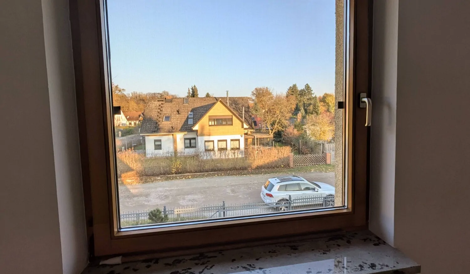 Blick aus dem Fenster