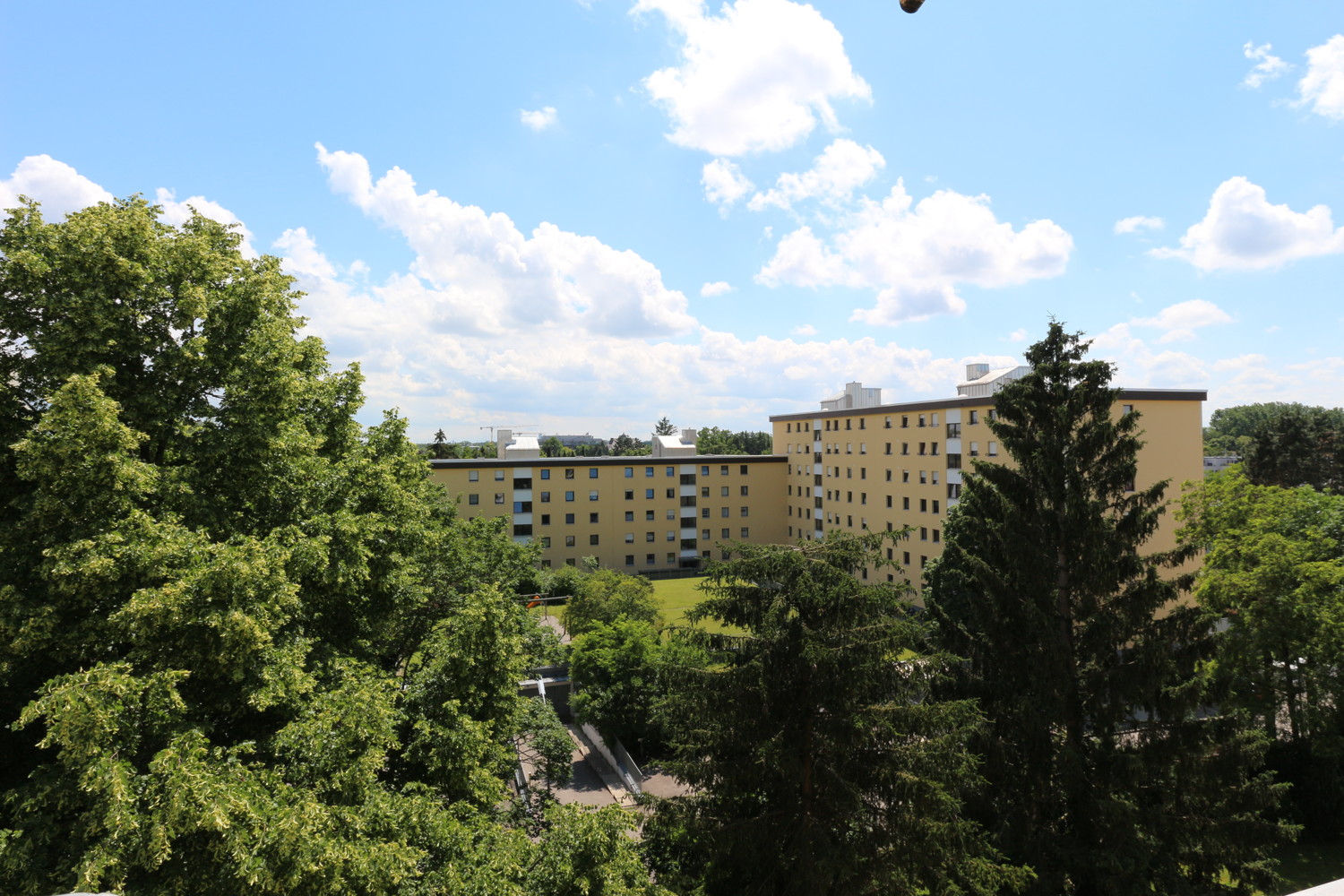 Blick vom Balkon