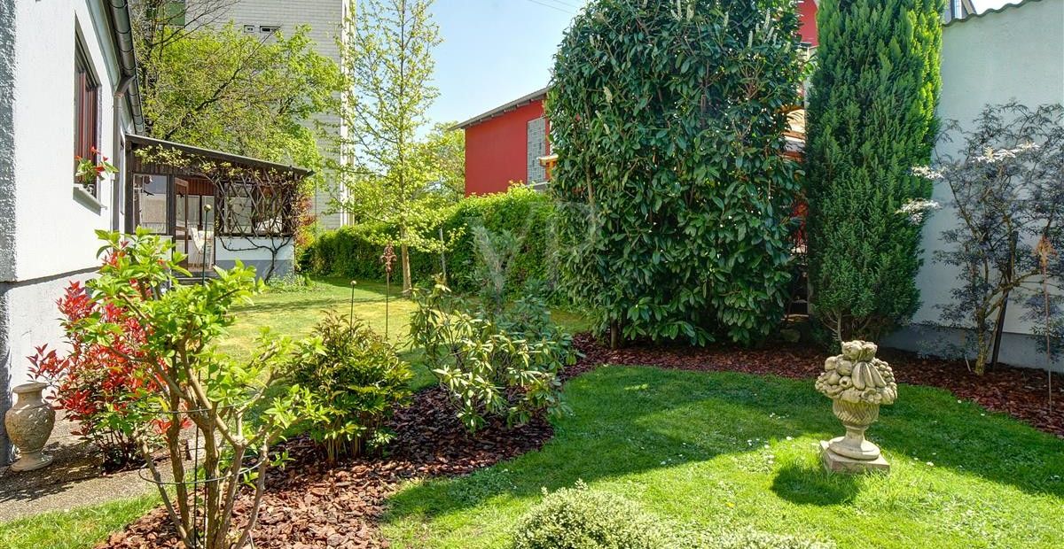 Gartenanteil Wohnung Obergeschoss, vorne Erdgeschoss