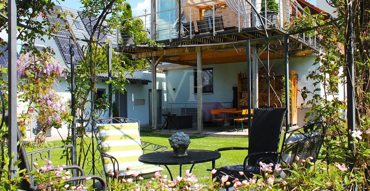 Garten Wohnung Obergeschoss