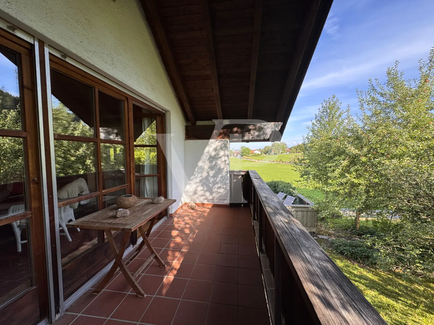 Balkon, Wohnung im DG