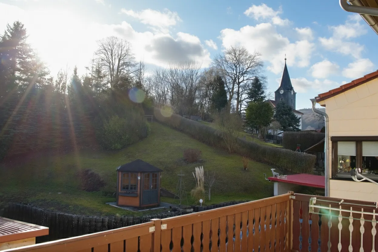 Ausblick vom großer Balkon 1.OG